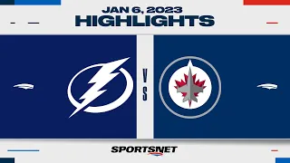 NHL Highlights | Lightning vs. Jets - January 6, 2023