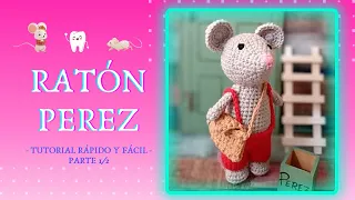 Ratoncito Pérez Amigurumi - Tutorial RESUMIDO (Parte 1 de 2)