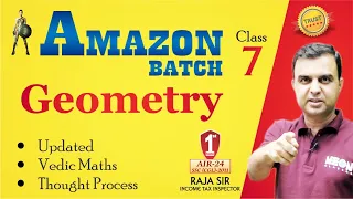SSC CGL 2022⚡️Geometry by RAJA SIR 💪🏻Class - 07 Free Maths Batch CPR, Thought Process, NEON APPROACH