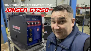 Тест нового сварочного аппарата JONSER GT250