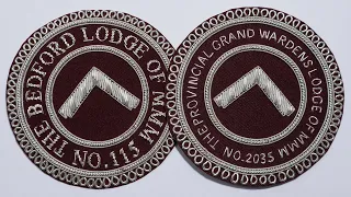 Mark Worshipful Master Provincial Rank Apron Badges. ✔️ Wholesale Price. 🌍 Worldwide delivery