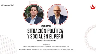 Situación Política y Social en el Perú