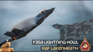 VULCAN HOWL: F-35A LIGHTNING HOWLS LIKE THE AVRO VULCAN? RAF LAKENHEATH