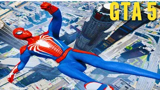 GTA 5 SPIDERMAN Ragdolls Compilation Funny Moments (Euphoria Physics Showcase)