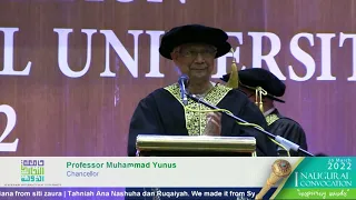 Professor Muhammad Yunus Chancellor AIU, Speech