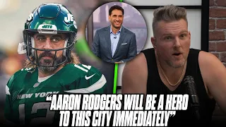 Mike Greenberg Tells Aaron Rodgers "Jets Fans Are Starved For Success, You Would Own This City"