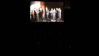 Glee cast Speech at Trevor Live