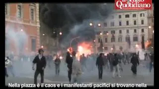 Roma 15 ottobre 2011, il videoracconto delle violenze