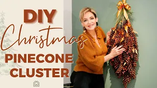 #Decoratewithme | Christmas Pinecone Clusters | #CHRISTMASDECORATING with Rebecca Robeson