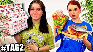 Wer zuletzt aufhört PIZZA zu essen 🍕😵‍💫, gewinnt 1.000 € ! - Celina