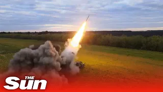 Russian forces fire deadly rockets from infamous 'Z' launchers