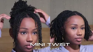 The best way to do MINI TWIST that LAST!| #protectivestyles Tutorial