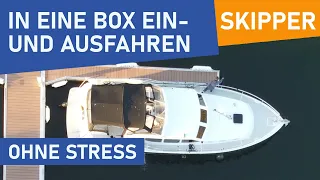 Hausboot mieten 2024: Ein- und Ausparken in eine Box | Skippertipps | Boot | Schiff | Yacht