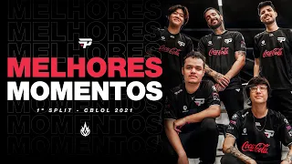 1º SPLIT CBLOL 2021 - MELHORES MOMENTOS