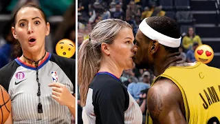 Rare NBA Moments With Female Referees! 😲