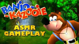 ASMR - BANJO KAZOOIE (N64) - Whispers, Gum Chewing, Gameplay!