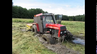 Vyproštování Zetor 10145 (wtopa, Stuck, zapadnutí)