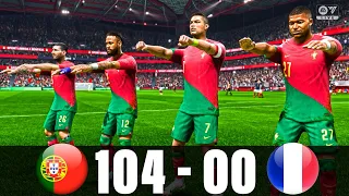 FC 24 - Portugal Vs France Ft Ronaldo, Mbappe, Messi, Haaland, Neymar and More | Full Match