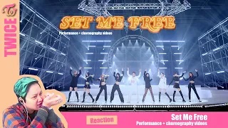 TWICE - SET ME FREE Choreo videos - Kpop React