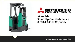 Mitsubishi FBCS14N-FBCS18N Stand-Up Counterbalanced Electric 3,000 - 4,000 lbs capacity