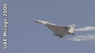 UAE Mirage 2000 display at Dubai Airshow 2017