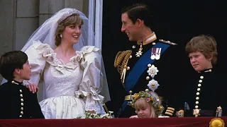 The wedding of Prince Charles and Lady Diana in 1981