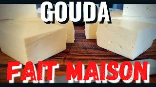 Fromage maison : GOUDA (Recette et toutes les étapes de fabrication)