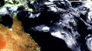 Satellite & Radar Timelapse - Tropical Cyclone Anthony
