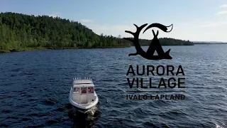 Bella 580C boating on lake Inari