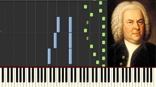 J.S. Bach - Toccata and Fugue in D Minor - Piano tutorial - How to Play (Synthesia)