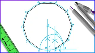 How to draw a Decagon.