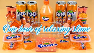 ASMR Slime 🍹🍫🍬 One hour of relaxing slime video #6. Compilation video 1080p.