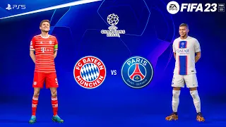 FIFA 23 - Bayern Munich vs PSG - UEFA Champions League R16 Full Match | PS5™ Gameplay [4K60]