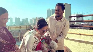 Check what we did in our 1 Month MARRIAGE anniverssary | kite flying gone wrong #makarsankranti