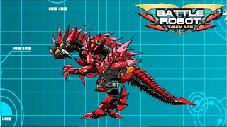 Battle Robot T-Rex Age Game | Complete Level EASY, NORMAL, HARDCORE