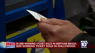 $2 million winning Mega Millions ticket sold in Hollywood