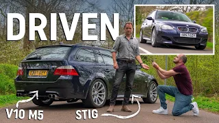 We gave the Stig the keys to our 500hp V10 BMW estate – What does he think?!