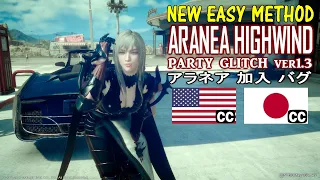 NEW METHOD Getting Aranea Highwind in Your Party Glitch│FINAL FANTASY XV (Console)