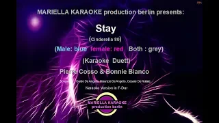 Bonnie Bianco  Pierre Cosso   Stay (Karaoke Version)