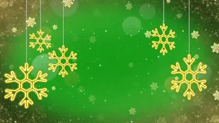 Snow flakes hanging effect | Green Screen Library