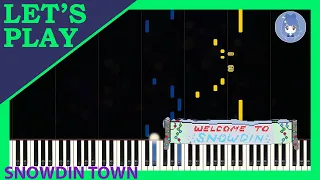 Snowdin Town from Undertale [Piano Tutorial]