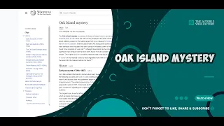 The Oak Island mystery is a series of stories of buried treasure and unexplained objects found