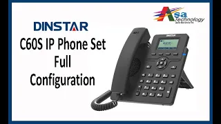 Dinstar c60S IP Phone Set  Full configuration