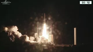 Record-Setting Ariane 5 Liftoff with ViaSat-2 & Eutelsat 172B