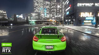 GTA 5 - Ray Tracing Graphics Mod RTX 3090 OC Gameplay! Better than GTA 6 Graphics?