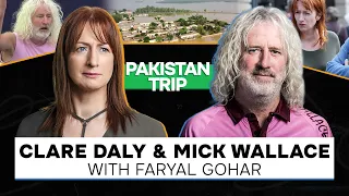 Clare Daly & Mick Wallace with Feryal Ali Gauhar