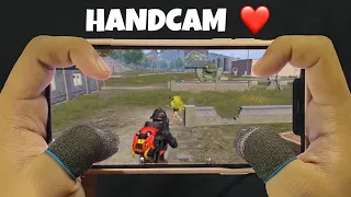 HANDCAM Aggresive Gameplay ❗️iPhone 11 Pro 😍4 Finger + Gyroscope 🔥| PUBGMobile