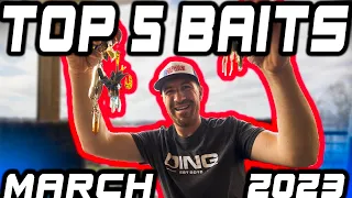 Top 5 Baits for CATCHING BASS - March 2023