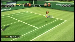 Wii Sports-Tennis-CPU Showcase Match-Up