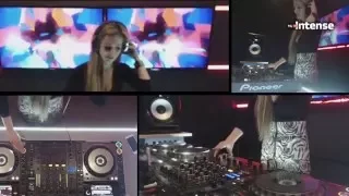 Djane Djoly   3 decks live mix No Sync :D on @ Radio Intense   4 02 2015   part 4